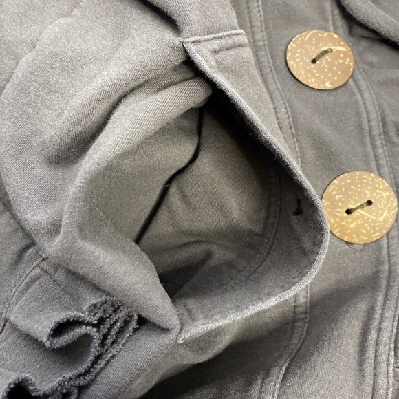 Neon Buddha Brown Big Button Stretch Jacket Size Small - Picture 8 of 8